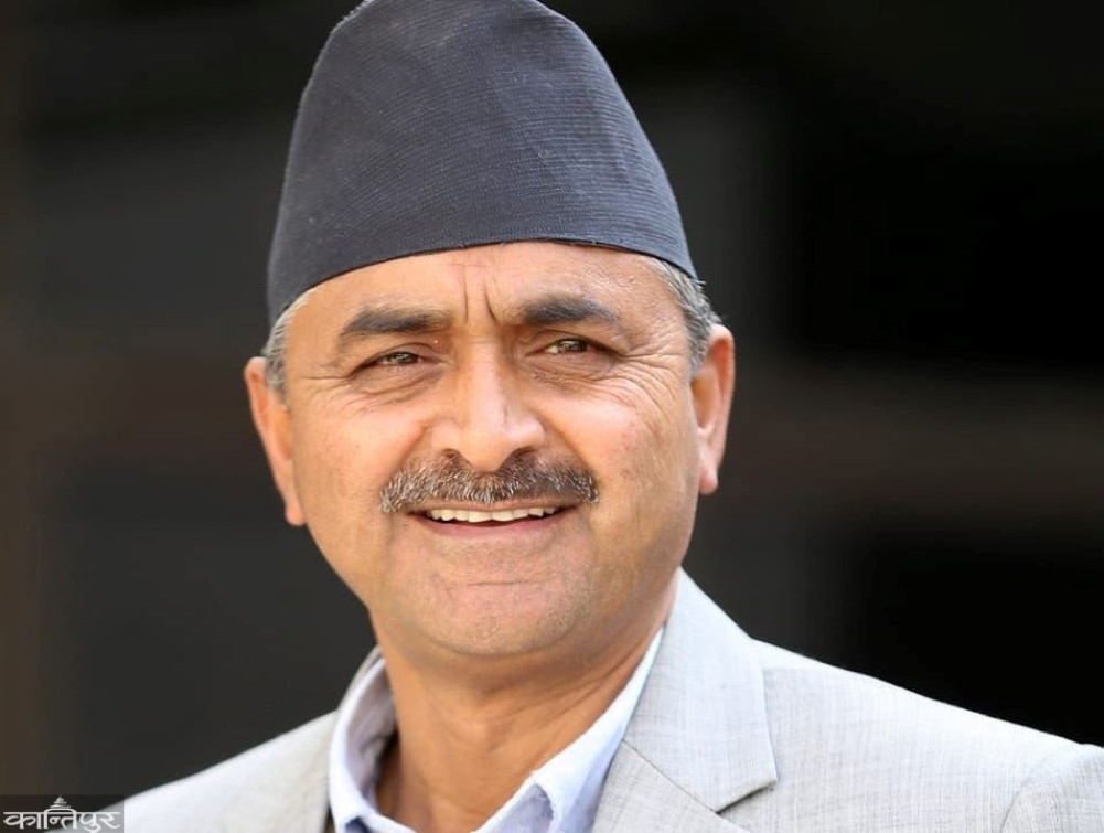 Thakur Gaire is the candidate from UML in Palpa-2.