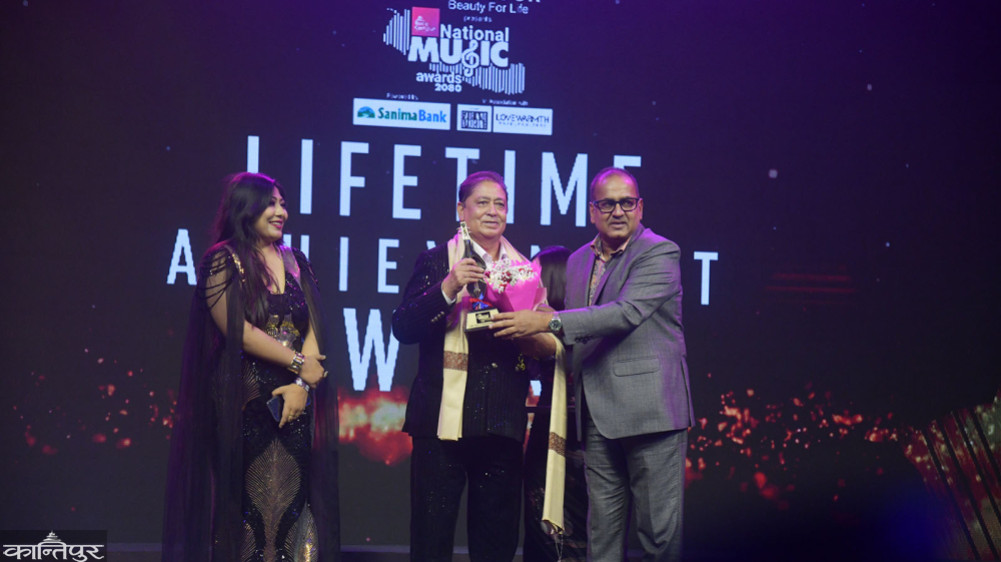 Radio Kantipur National Music Awards: Om Vikram Bista Long Sadhana Samman