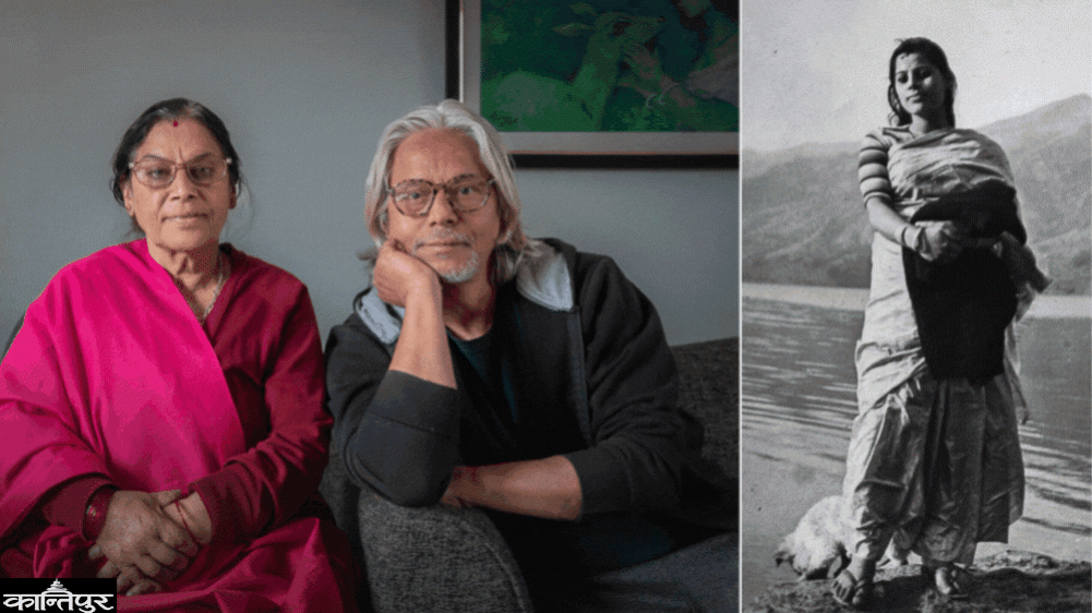 Anup Baral's mother: Brought up in the palace, enjoyed in the home