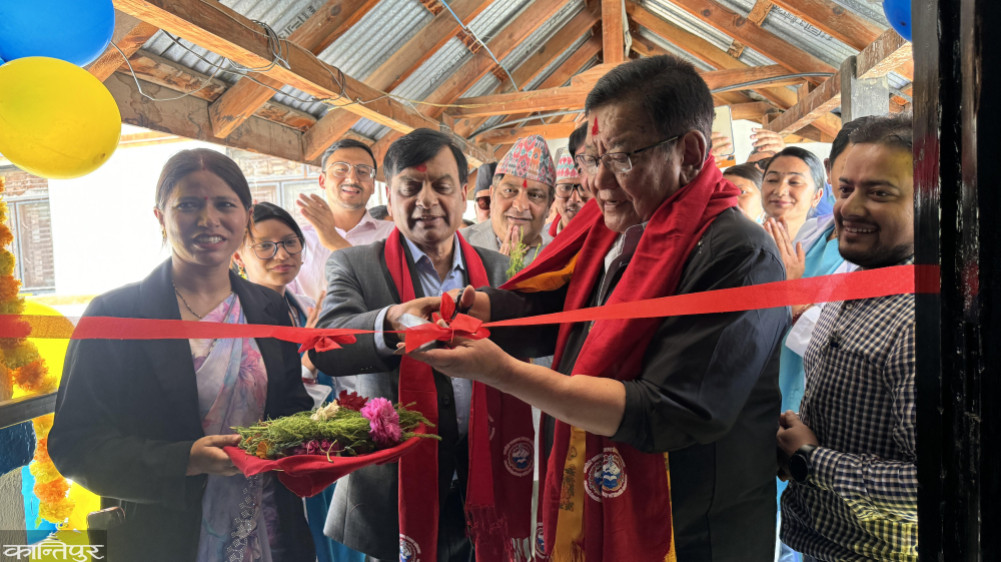 Dr. who reached Jumla after thirty years. Ruit said to the students of Karnali Academy - 'weave clean dreams'