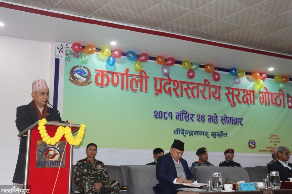 When the structure directed by the constitution was not completed, the anti-constitutionalists started commenting: Chief Minister Kandel