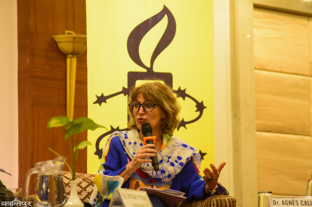 A dangerous warning for journalists: Agnes Calamar, Secretary-General, Amnesty International