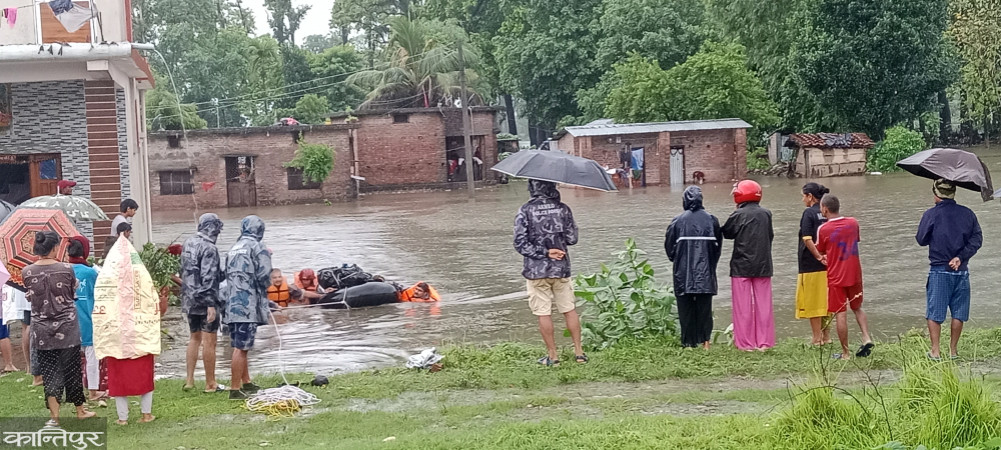 More than 900 families displaced in Kanchanpur due to floods