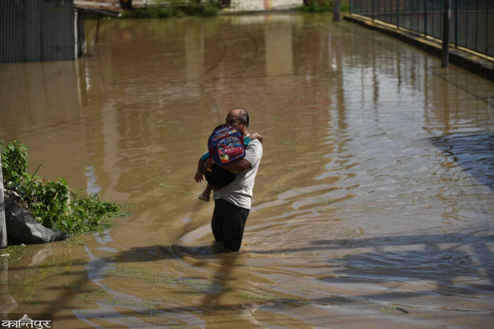 Flood and inundation: Rescue of 70 people from three districts of Kathmandu Valley