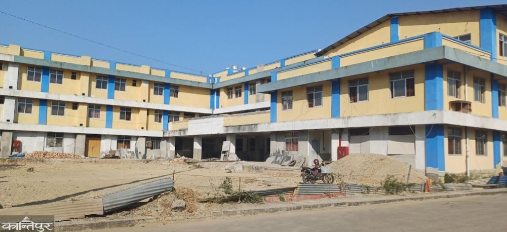Gajendra Narayan Hospital Building is incomplete