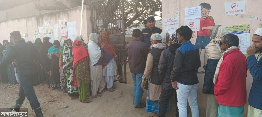 Voting has started for three ward presidents in Rautahat