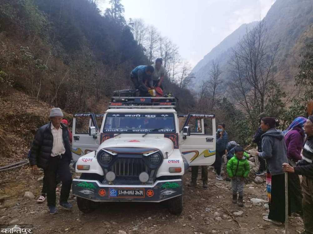 All the wards of Taplejung were connected to the road network