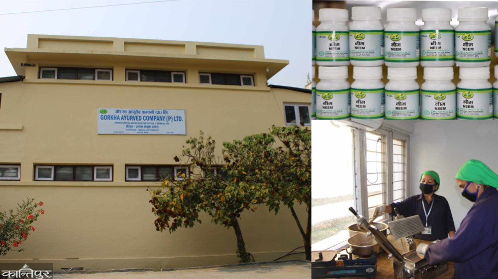 Gorkha brand in Ayurvedic medicine manufacturing