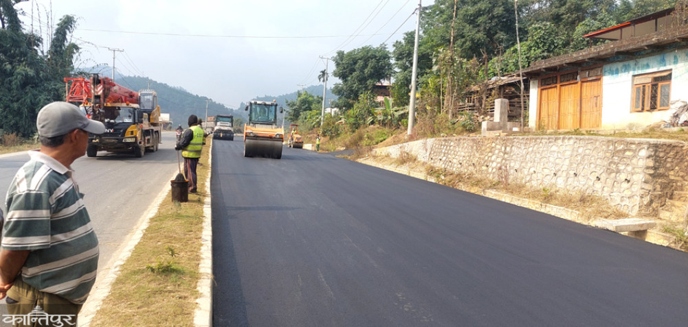 Mugling-Pokhara road extension: West section extended for the second time