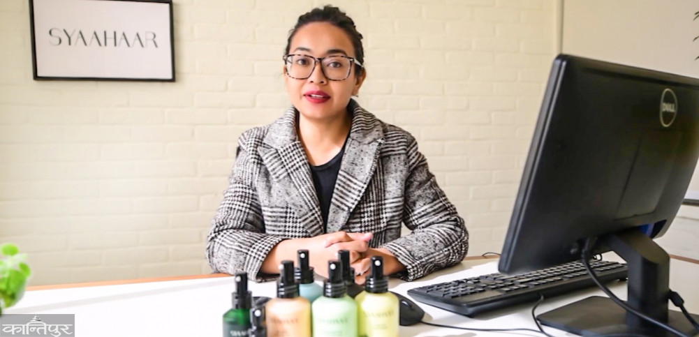 Sujana indulges in skin care