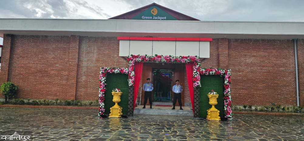 Green Jackpot Casino in Chandrauta, Kapilvastu in operation