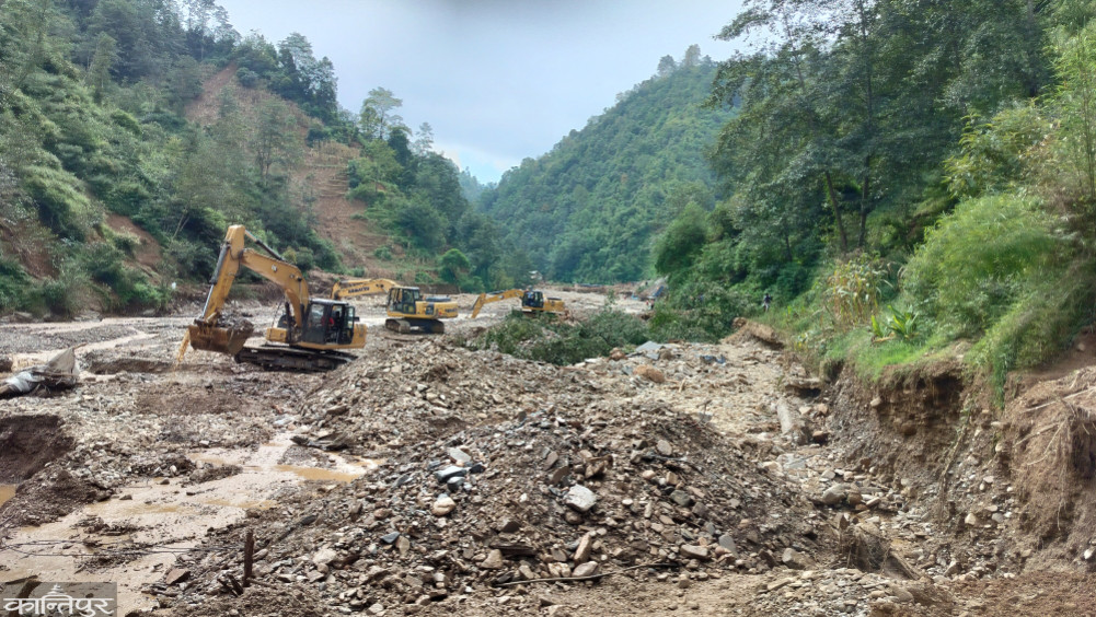Bethanchok rural municipality connecting the road network by opening tracks