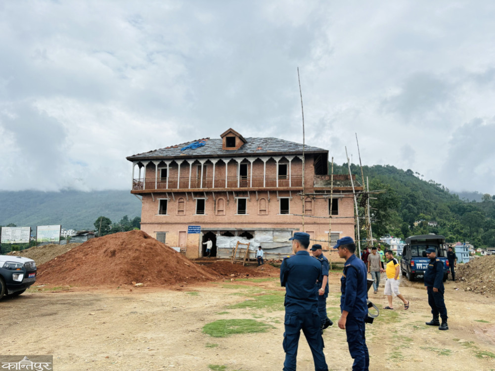 Achham Palace was seen in its old form