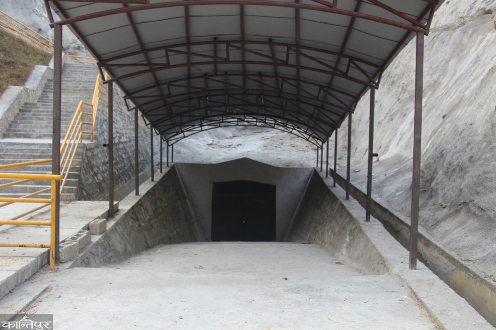 Even after 5 months of reconstruction, the Churiamai tunnel was not put into operation