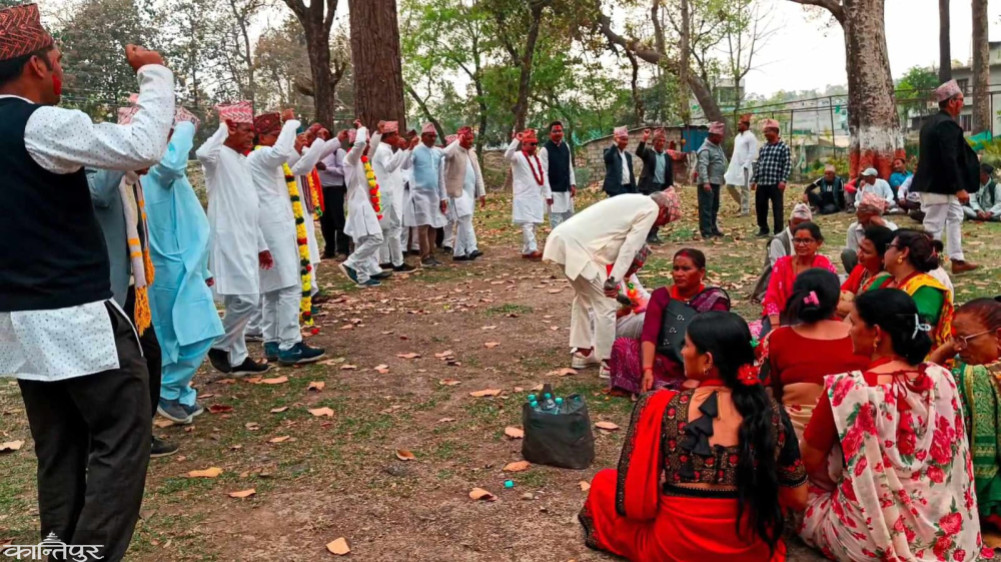 Joy of hilly Holi in remote Terai
