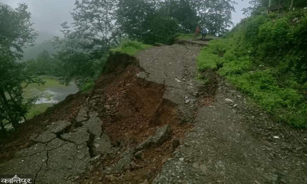 Landslides and mudslides everywhere on highways and rural roads due to incessant rains
