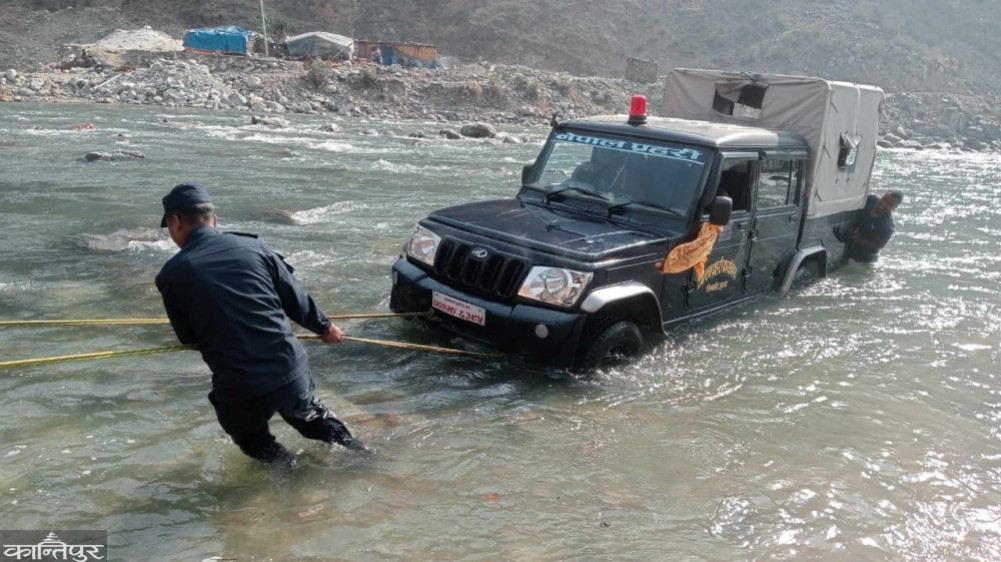 Humla is not yet connected to the national road network as the bridge over the Karnali river is not built