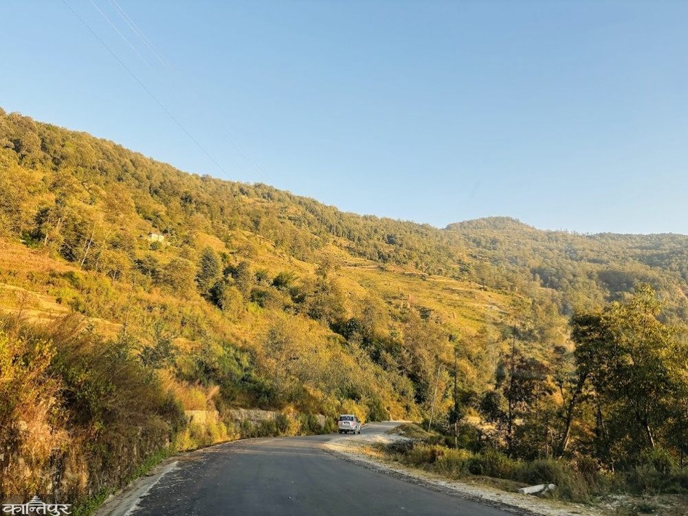 Melekh blackening the road