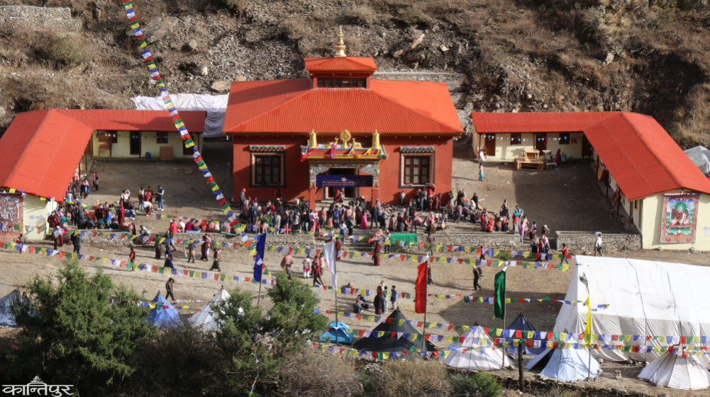 Construction of a monastery to teach Buddhist education in Mugum Karmarong
