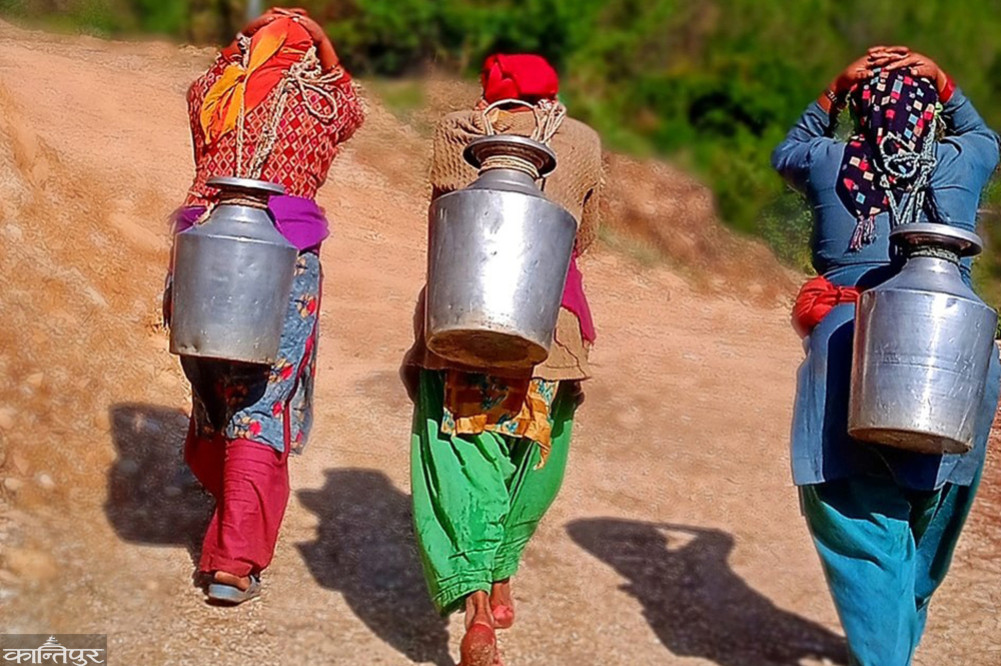 The work of lift drinking water scheme is slow, the locals suffer