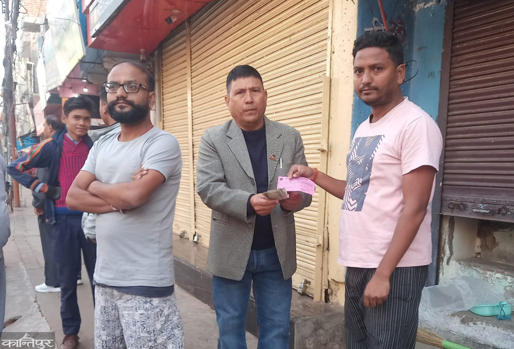 Violent action against litterers in Nepalgunj