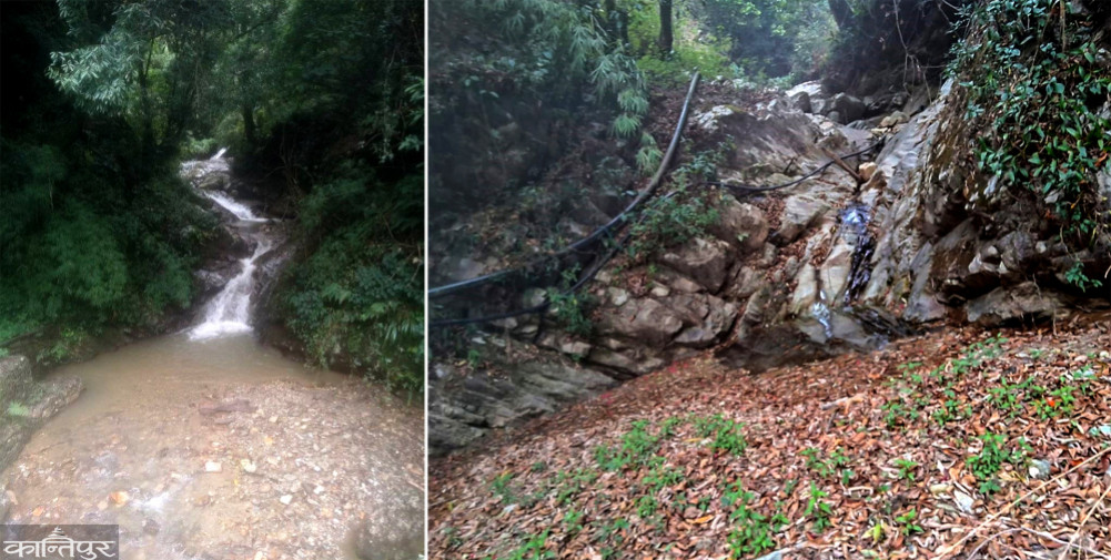Water scarcity in the hilly areas