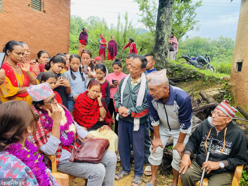 Hamal came back to his village