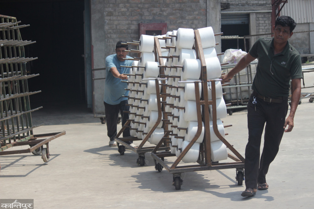 Reliance is a leader in yarn exports, employing 3500 people