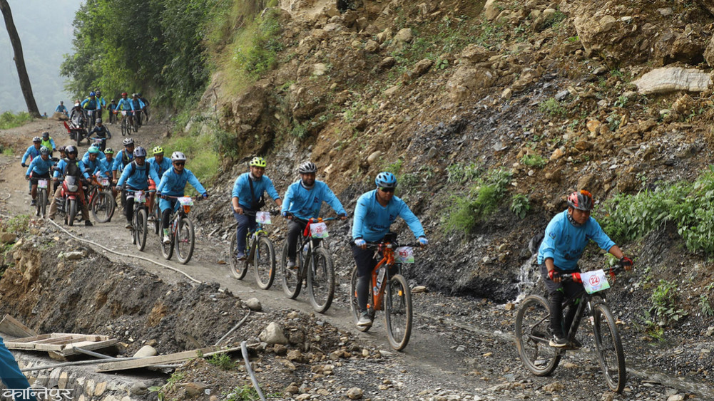 The two-day heritage cycling tour is over