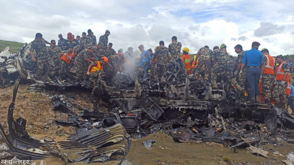 Photos of Solar Airlines plane crash