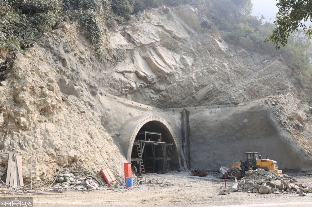 'Break through' of the Siddhababa tunnel is being done on January 2