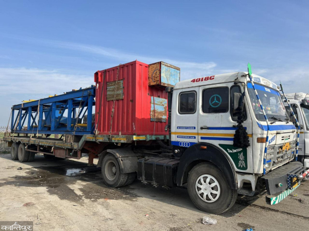 Petroleum exploration equipment reached Dailekh