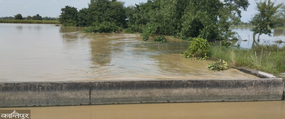 Damage to Gandak Canal and its supporting structures is more than 10 crore due to flood
