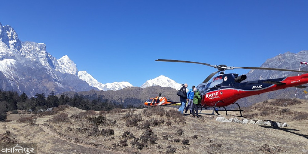 Commercial helicopter flights banned in Khumbu