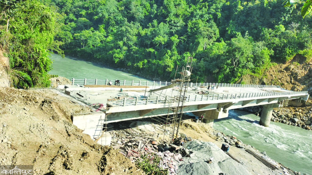 Kaligandaki bridge was built in seven years
