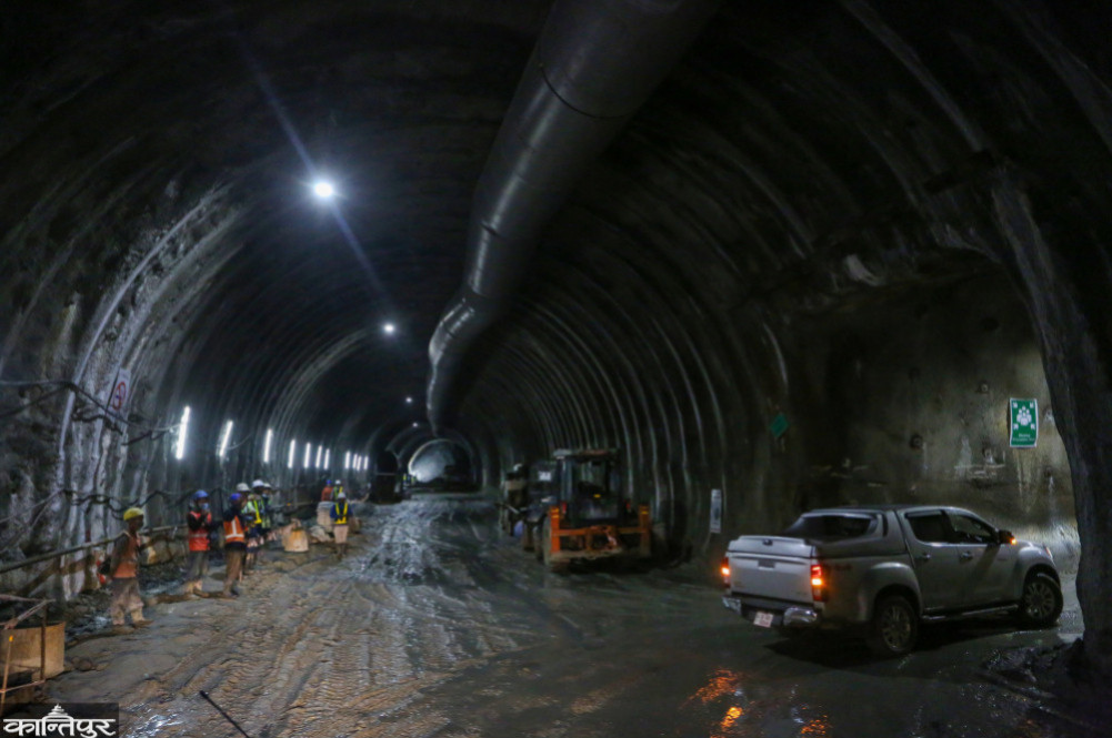 80 percent work in four years since construction of Nagadhunga tunnel started