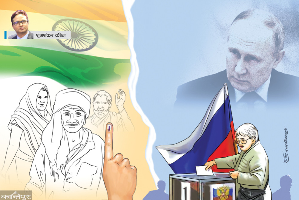 Indian and Russian elections in geopolitical chaos