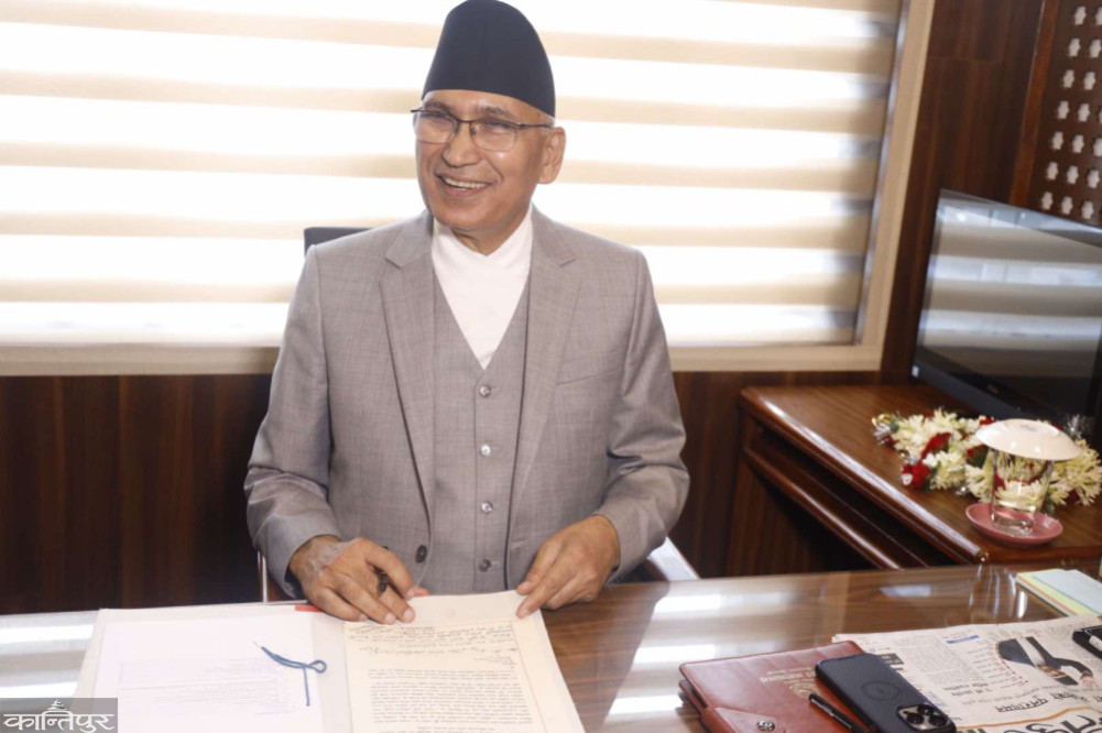 Poudel became the minister for the eighth time and the finance minister for the fifth time