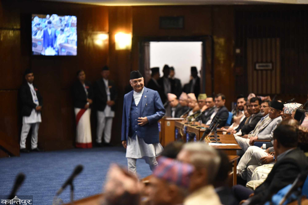 Prime Minister Oli announced the 7-point agreement between Congress and UML