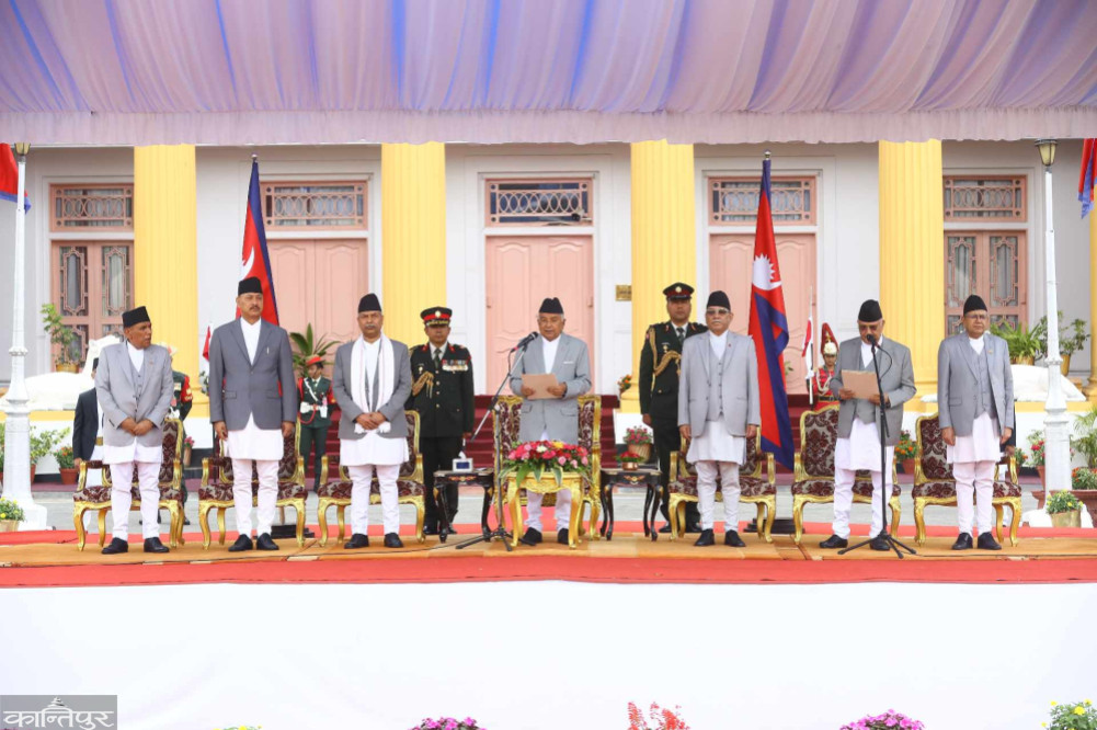 Prime Minister Oli took oath