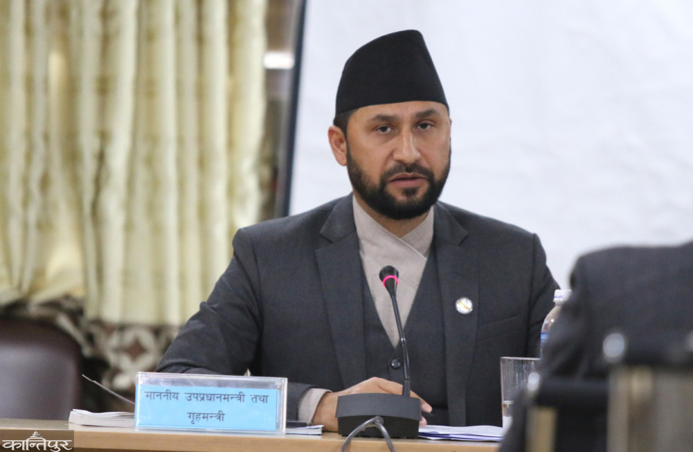 It is said that my name came in the co-operative fraud, there is nothing but the name: Home Minister Lamichhane