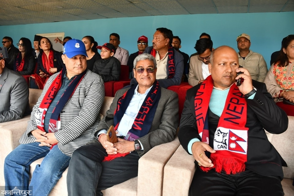 The Chief Ministers of Sudurpaschim and Madhes provinces are also at the university grounds