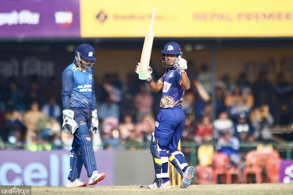 Highest score in NPL by Rohit