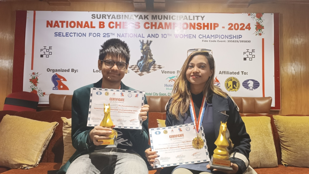 Purushottam Winner in National 'B' Intelligence