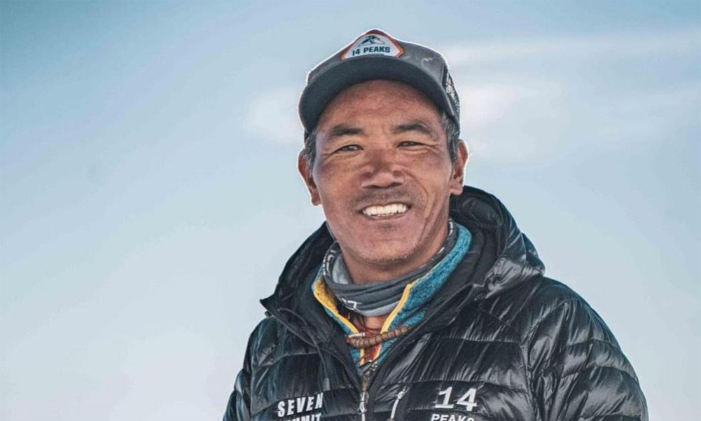 Kamirita Sherpa on Mount Everest for the 29th time