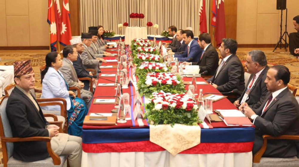 Prime Minister's request to the Qatari Emir to fly to Doha from Bhairahawa and Pokhara