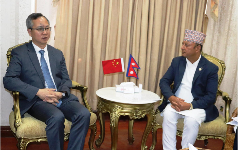 Meeting between Energy Minister Khadka and Chinese Ambassador