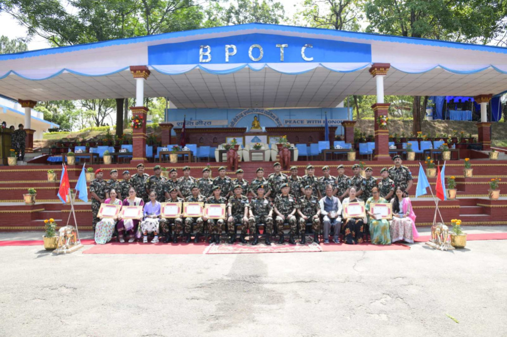 Posthumous Dag Hammersold Award to four Nepalese peacekeepers