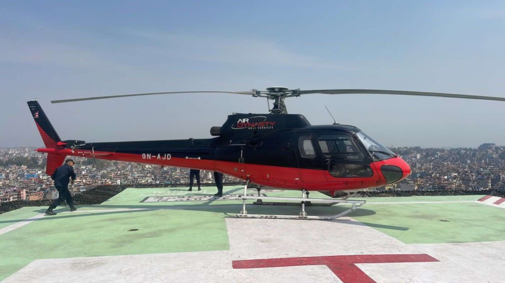 Helicopter accident at Shivpuri-7 Suryachaur in Nuwakot