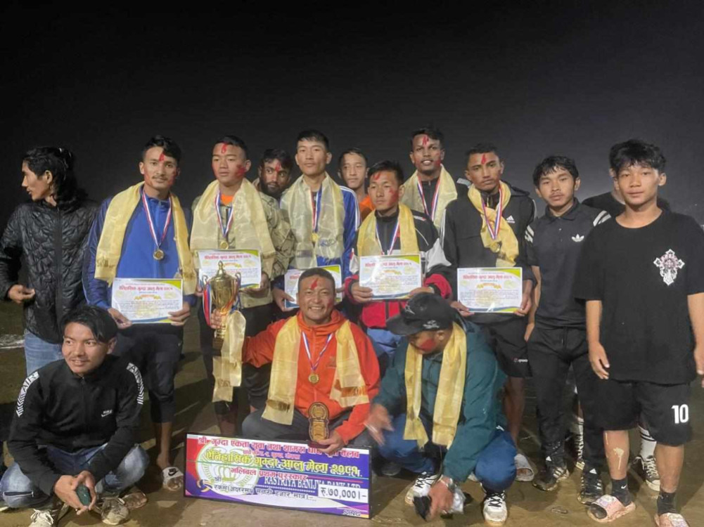 Ghale Habresting wins volleyball title